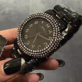 Marc Jacobs Marci Black Dial Black Steel Dial Strap Watch for Women - MBM3193 Buy Now By Marc Jacobs