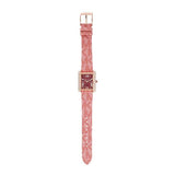 Michael Kors Emery Quartz Diamonds Red Dial Pink Leather Strap Watch For Women - MK2966 Buy Now By Michael Kors