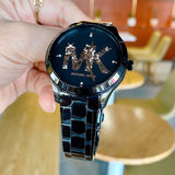 Michael Kors Runway Quartz Black Dial Black Steel Strap Watch For Women - MK6683 Buy Now By Michael Kors