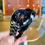 Michael Kors Runway Quartz Black Dial Black Steel Strap Watch For Women - MK6683 Buy Now By Michael Kors