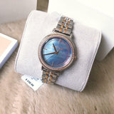 Michael Kors Cinthia Mother of Pearl Grey Dial Two Tone Steel Strap Watch for Women - MK3642 Buy Now By Michael Kors