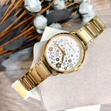 Michael Kors Portia Quartz White Dial Gold Steel Strap Watch for Women - MK3840 Buy Now By Michael Kors