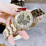 Michael Kors Bryn Pavé Quartz Gold Dial Gold Steel Strap Watch For Women - MK7199 Buy Now By Michael Kors