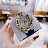 Michael Kors Lennox Three Hand White Dial Blue Silicone Strap Watch For Women - MK7333 Buy Now By Michael Kors