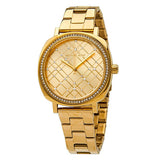 Michael Kors Nia Quartz Gold Dial Gold Steel Strap Watch For Women - MK3989 Buy Now By Michael Kors