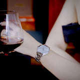 Michael Kors Runway Three-Hand Silver Dial Silver Steel Strap Watch for Women - MK7474 Buy Now By Michael Kors