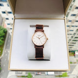 Tissot Everytime Desire White Dial Maroon NATO Strap Watch for Women - T109.210.37.031.00 Buy Now By Tissot