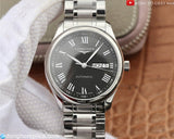 Longines Master Collection Automatic Day Date Black Dial Silver Steel Strap Watch for Men - L2.755.4.51.6 Buy Now By Longines