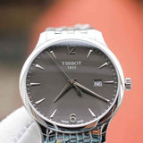 Tissot T Classic Tradition Grey Dial Silver Steel Strap Watch For Men - T063.610.11.067.00 Buy Now By Tissot