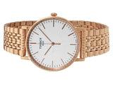 Tissot Everytime Medium White Dial Rose Gold Mesh Bracelet Watch For Men - T109.410.33.031.00 Buy Now By Tissot