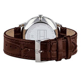 Tommy Hilfiger Brad Chronograph White Dial Brown Leather Strap Watch For Men - 1710389 Buy Now By Tommy Hilfiger