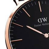 Daniel Wellington Classic Reading Black Dial Black Leather Strap Watch For Women - DW00100141 Buy Now By Daniel Wellington