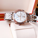 Versace Sport Tech Chronograph While Dial Two Tone Steel Strap Watch for Men - VELT00319 Buy Now By Versace