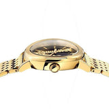 Versace Virtus Quartz Black Dial Gold Steel Strap Watch for Women - VEHC00619 Buy Now By Versace