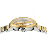 Versace Virtus Quartz White Dial Two Tone Steel Strap Watch for Women - VEHC00719 Buy Now By Versace