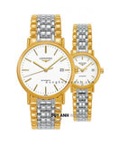 Longines Presence 38.5mm Automatic White Dial Two Tone Steel Strap Watch for Men - L4.921.2.12.7 Buy Now By Longines