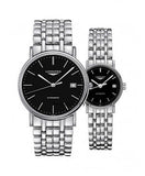 Longines Presence 25.5mm Automatic Black Dial Silver Steel Strap Watch for Women - L4.321.4.52.6 Buy Now By Longines