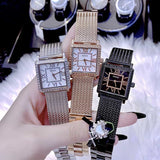 Guess Highline Black Dial Black Mesh Bracelet Watch for Women - W0826L4 Buy Now By Guess