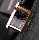 Emporio Armani Classic Black Dial Black Leather Strap Watch For Men - AR0168 Buy Now By Emporio Armani