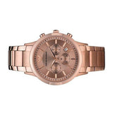 Emporio Armani Classic Rose Gold Chronograph Steel Strap Watch For Men - AR2452 Buy Now By Emporio Armani