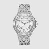 Michael Kors Camille Three-Hand Crystals Silver Dial Silver Steel Strap Watch for Women - MK4803 Buy Now By Michael Kors