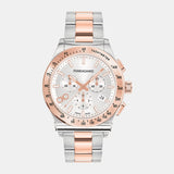 Salvatore Ferragamo 1927 Chrono Silver Dial Two Tone Steel Strap Watch for Men - SFKZ00623 Buy Now By Salvatore Ferragamo