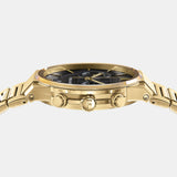 Salvatore Ferragamo Sapphire Chrono Black Dial Gold Steel Strap Watch for Men - SFME01323 Buy Now By Salvatore Ferragamo