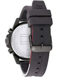 Tommy Hilfiger Mason Black Dial Black Rubber Strap Watch for Men - 1791792 Buy Now By Tommy Hilfiger