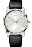 Calvin Klein Post Minimal Silver Dial Black Leather Strap Watch for Men - K7621192 Buy Now By Calvin Klein