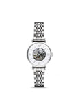 Emporio Armani Meccanico Mother of Pearl Dial Silver Steel Strap Watch For Women - AR1991 Buy Now By Emporio Armani