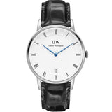 Daniel Wellington Dapper Reading Quartz White Dial Black Leather Strap Watch For Women - DW00100117 Buy Now By Daniel Wellington