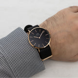 Daniel Wellington Classic Cornwall Black Dial Black Nylon Strap Watch For Women - DW00100148 Buy Now By Daniel Wellington