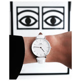 Daniel Wellington Petite Bondi White Dial White Leather Strap Watch For Women - DW00100190 Buy Now By Daniel Wellington