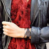 Daniel Wellington Petite Ashfield Black Dial Black Mesh Strap Watch For Women - DW00100202 Buy Now By Daniel Wellington