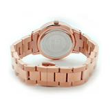 Daniel Wellington Iconic Link Black Dial Rose Gold Steel Strap Watch for Women - DW00100212 Buy Now By Daniel Wellington