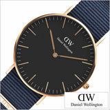 Daniel Wellington Classic Bayswater Black Dial Black NATO Strap Watch For Women - DW00100281 Buy Now By Daniel Wellington