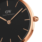 Daniel Wellington Petite Ashfield Black Dial Black Mesh Strap Watch For Women - DW00100245 Buy Now By Daniel Wellington