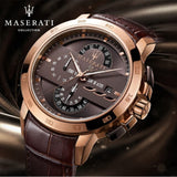 Maserati Ingegno Chronograph Brown Dial Brown Leather Strap Watch For Men - R8871619001 Buy Now By Maserati