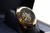 Maserati Traguardo Automatic Black Skeleton Dial Black Leather Strap Watch For Men - R8821112001 Buy Now By Maserati