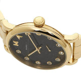 Marc Jacobs Baker Dexter Black Dial Gold Steel Strap Watch for Women - MBM3421 Buy Now By Marc Jacobs