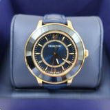 Swarovski Octea Lux Blue Dial Blue Leather Strap Watch for Women - 5414413 Buy Now By Swarovski