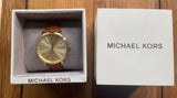Michael Kors Jaryn Quartz Gold Dial Brown Leather Strap Watch For Women - MK2496 Buy Now By Michael Kors