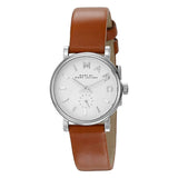 Marc Jacobs Baker White Dial Brown Leather Strap Watch for Women - MBM1270 Buy Now By Marc Jacobs