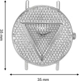 Guess Iconic Diamonds Silver Dial Silver Mesh Bracelet Watch For Women - GW0477L1 Buy Now By Guess