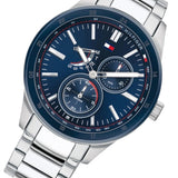 Tommy Hilfiger Austin Blue Dial Silver Steel Strap Watch for Men - 1791640 Buy Now By Tommy Hilfiger