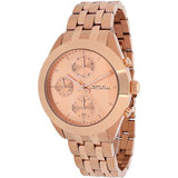 Marc Jacobs Peeker Chronograph Rose Gold Dial Rose Gold Steel Strap Watch for Women - MBM3394 Buy Now By Marc Jacobs