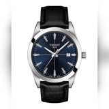 Tissot Gentlemen Blue Dial Black Leather Strap Watch for Men - T127.410.16.041.01 Buy Now By Tissot