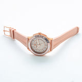 Michael Kors Runway Three Hand Crystal Pave Dial Pink Rubber Strap Watch For Women - MK6854 Buy Now By Michael Kors