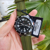 Tommy Hilfiger Drew Black Dial Green Rubber Strap Watch for Men - 1791065 Buy Now By Tommy Hilfiger