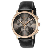 Calvin Klein Posh Grey Dial Black Leather Strap Watch for Men - K8Q376C3 Buy Now By Calvin Klein